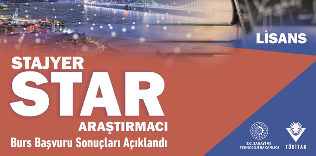 STAR Stajyer Araştırmacı Programı Başvuru Sonuçları Açıklandı