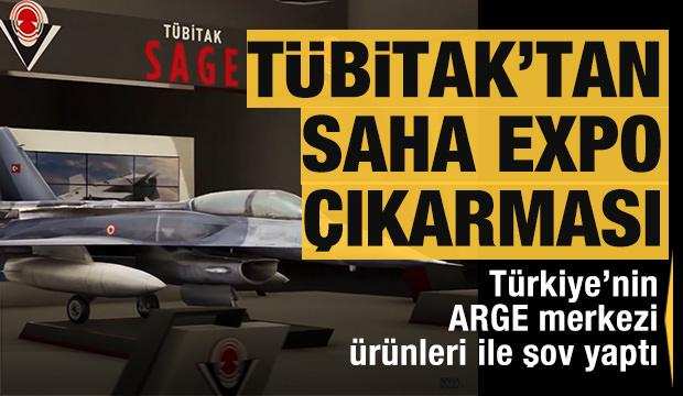 TÜBİTAK’tan SAHA EXPO’da gövde gösterisi