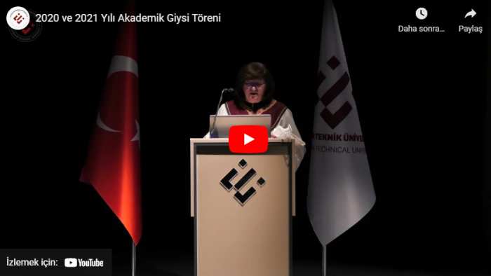 ESTÜ “2020-2021 ÖĞRETİM YILI AKADEMİK GİYSİ TÖRENİ” YAPILDI