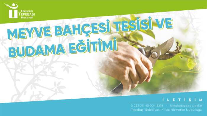 BUDAMA EĞİTİMİ İÇİN ÖN KAYITLAR BAŞLADI