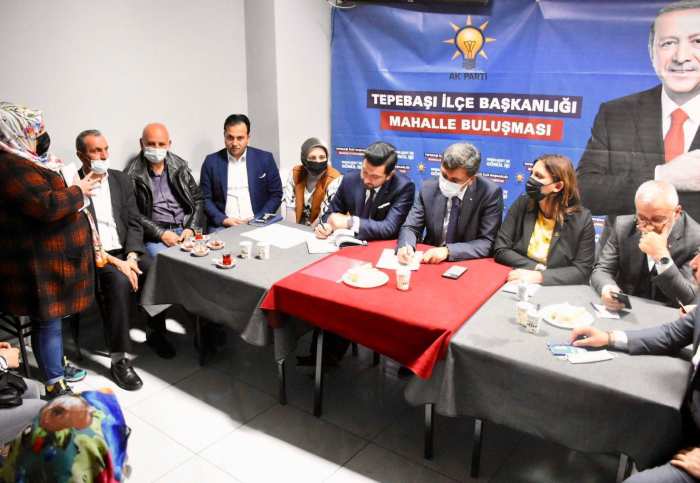 AK Tepebaşı’ndan Mahalle Buluşmaları