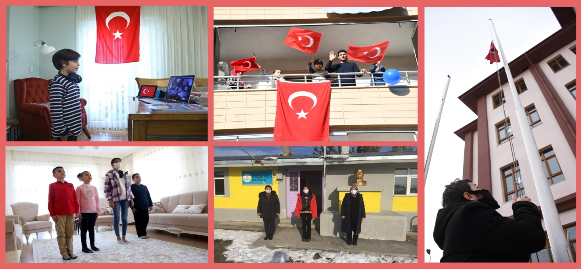 "SAAT 10’DA TÜM TÜRKİYE BAYRAK TÖRENİNDE BULUŞTU"