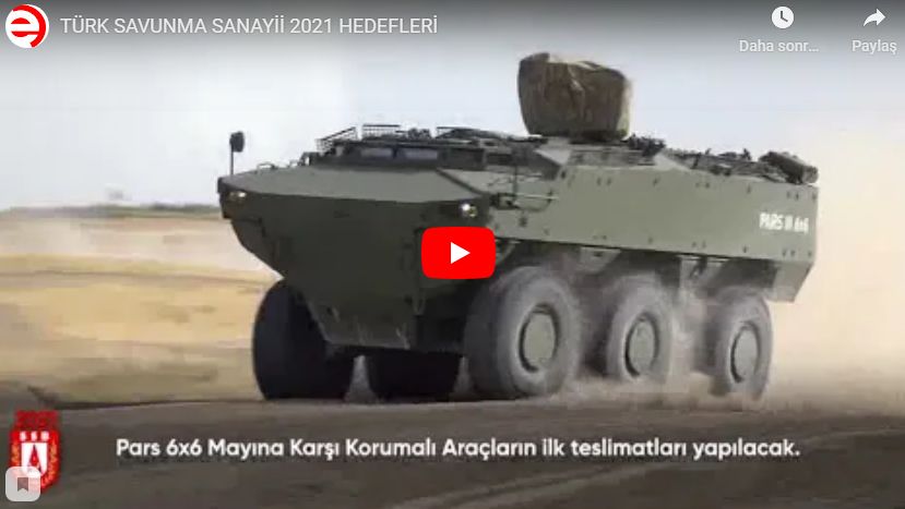 TRK SAVUNMA SANAY 2021 HEDEFLER