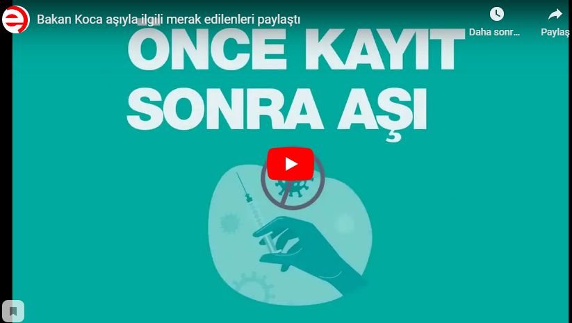 Bakan Koca aşıyla ilgili merak edilenleri paylaştı