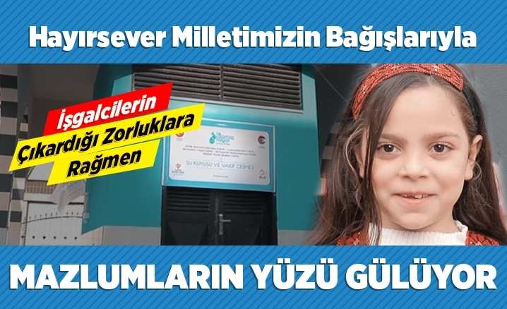 Türkiye Diyanet Vakfı, Filistin Gazze Jabalya Mülteci Kampında su kuyusu açtı