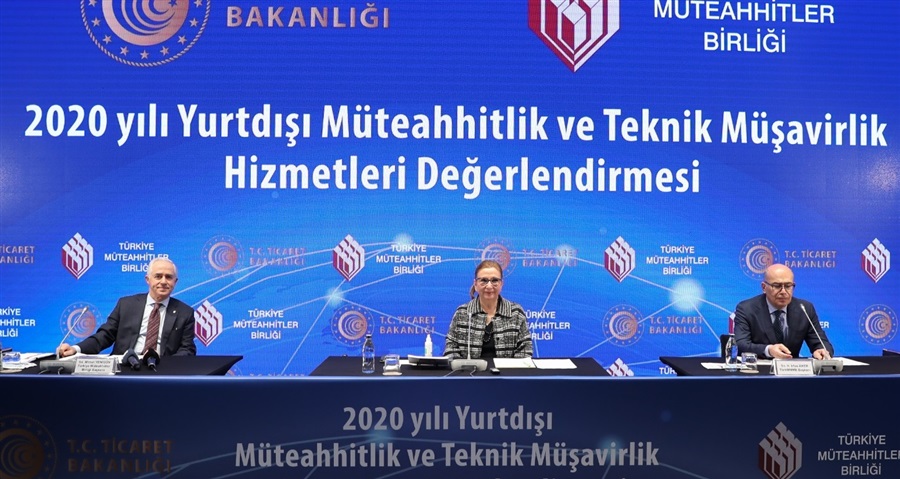 Pekcan, Yurtdışı Müteahhitlik ve Teknik Müşavirlik Hizmetleri Değerlendirme Toplantısı’na katıldı