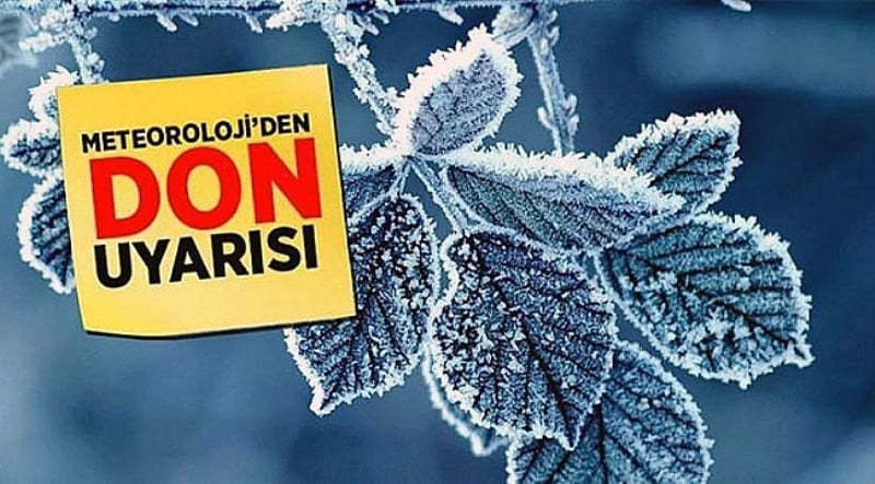 Meteorolojiden Zirai Don Tehlikesi İçin Uyarı!