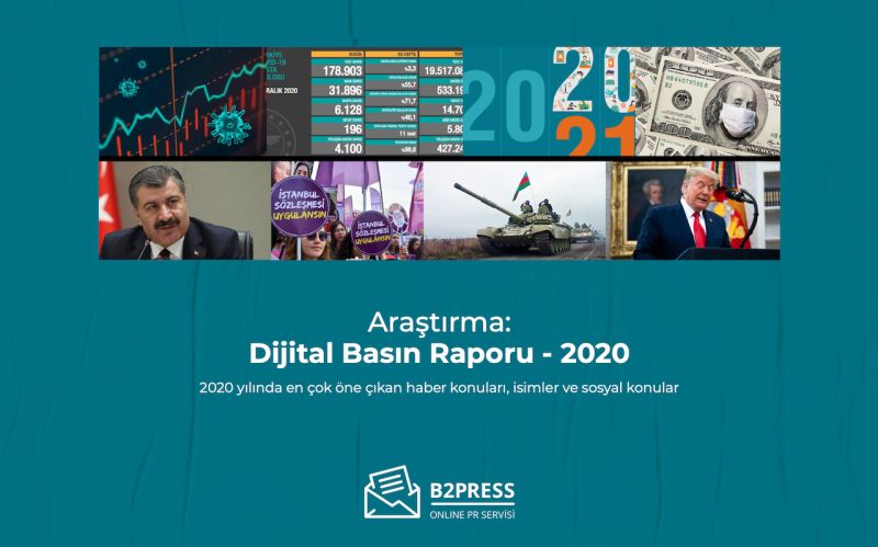 2020’de dijital basında en çok hangi haberler yer aldı?