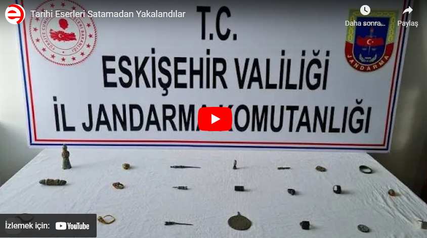 Tarihi Eserleri Satamadan Yakalandılar