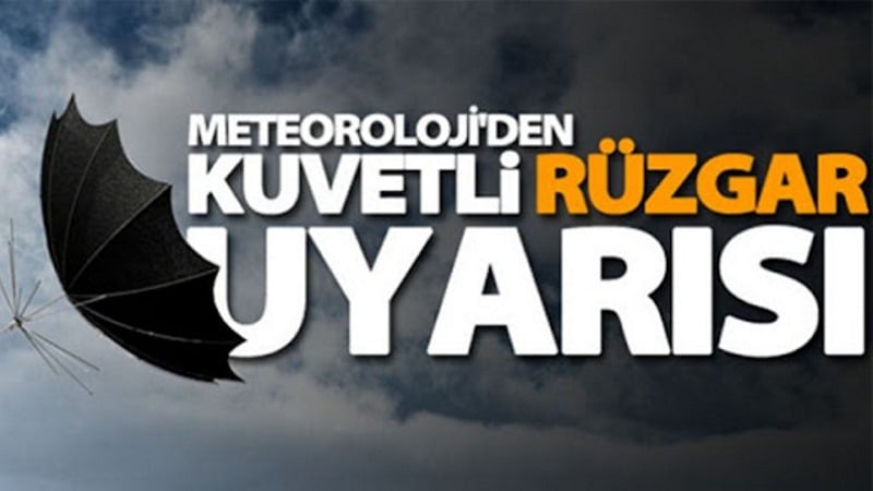 Meteoroloji Uyardı! Bölgemizde Kuvvetli Rüzgar ve Yer Yer Fırtına Bekleniyor