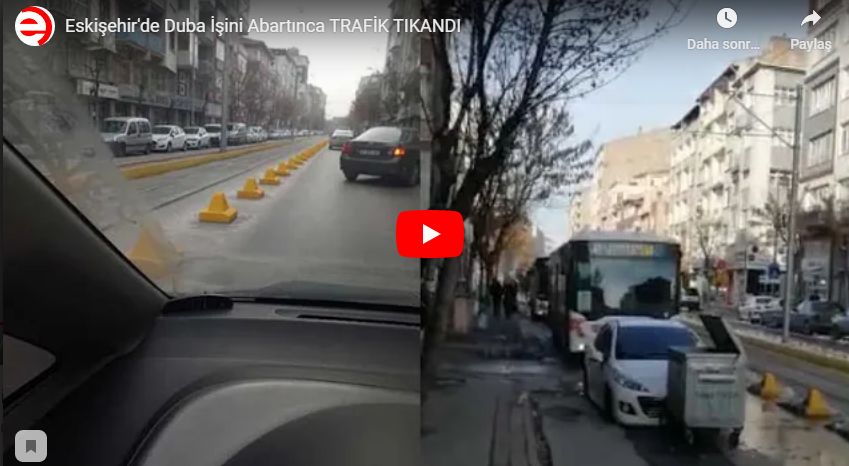 Aracın Lastiği Patlayınca OLAN OLDU! Kuyruk metrelerce uzadı..