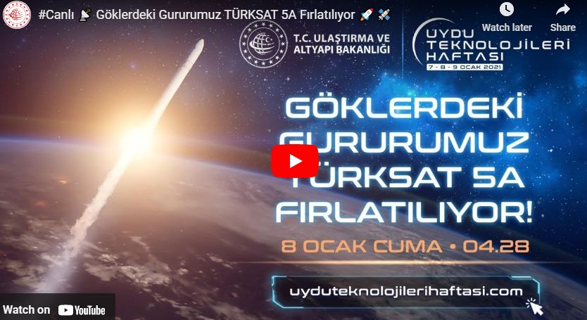 Göklerdeki Gururumuz TÜRKSAT 5A Fırlatılıyor