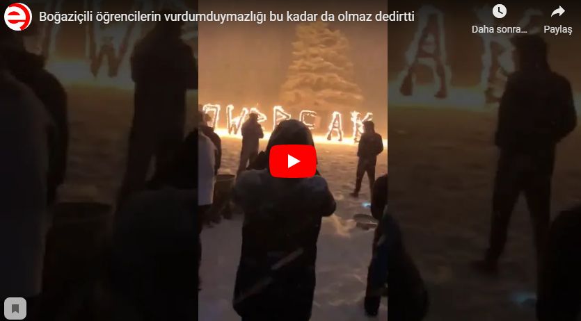 Boğaziçili öğrencilerin vurdumduymazlığı bu kadar da olmaz dedirtti