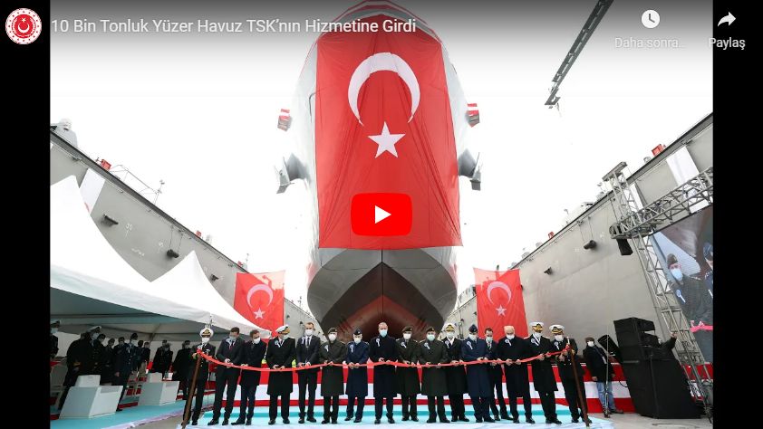 10 Bin Tonluk Yüzer Havuz TSK’nın Hizmetine Girdi
