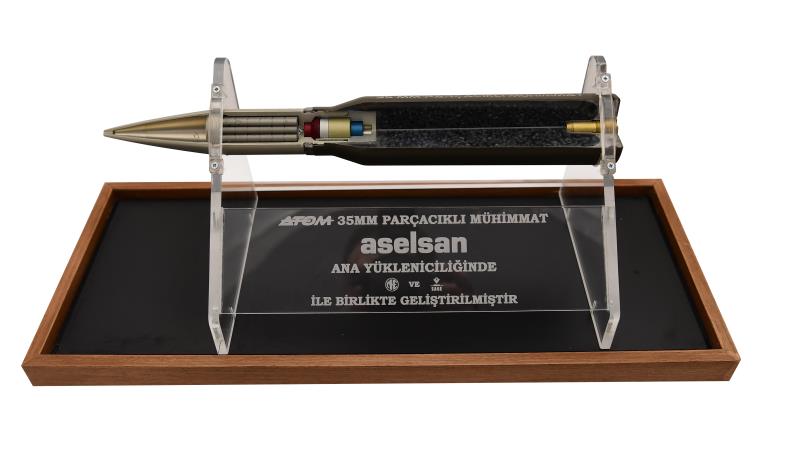 100 BİNİNCİ ATOM 35 MM PARÇACIKLI MÜHİMMAT ELEKTRONİĞİ ÜRETİLDİ
