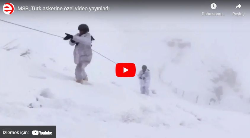 MSB, Türk askerine özel video yayınladı