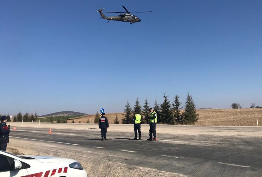 Havadan Trafik Denetiminde 12 bin 400 TL Ceza Yazıldı