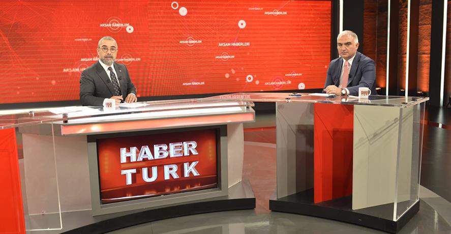 BAKAN ERSOY HABERTÜRK TV’NİN CANLI YAYIN KONUĞU OLDU