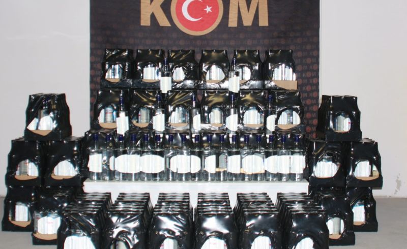 600 Litre Sahte Alkol Ele Geçirildi