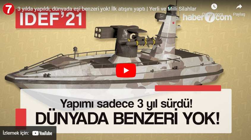 3 yılda yapıldı, dünyada eşi benzeri yok! İlk atışını yaptı