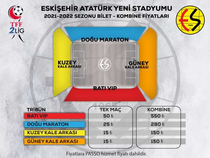 KOMBİNE VE BİLET FİYATLARI BELLİ OLDU