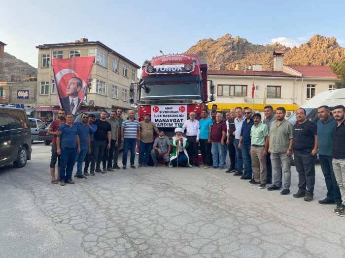 MHP Eskişehir den Yangın Bölgesine Hayvan Yardımı