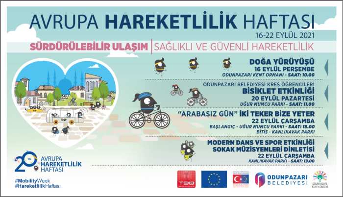 Odunpazarı’ndan Avrupa Hareketlilik Haftası Etkinliği