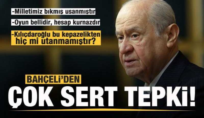 Milletimiz bıkmış usanmıştır! Be hey utanmazlar...