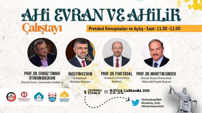 Anadolu Üniversitesi ortaklığında “Ahi Evran ve Ahilik Çalıştayı” düzenlendi