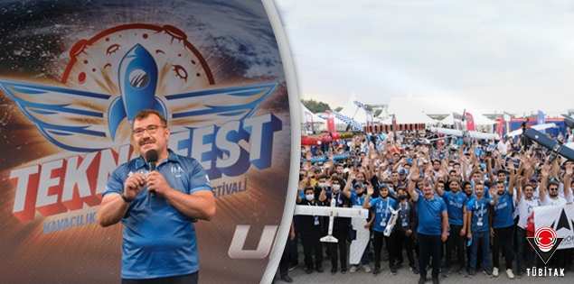 TÜBİTAK Başkanı Mandal, İnsansız Hava Araçları Yarışmalarının Ödül Törenine Katıldı