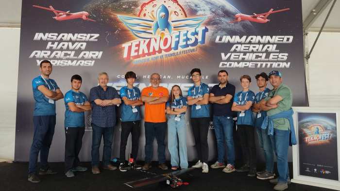 Teknofest’te bir başarıda Sabiha Gökçen Mesleki ve Teknik Anadolu Lisesinden