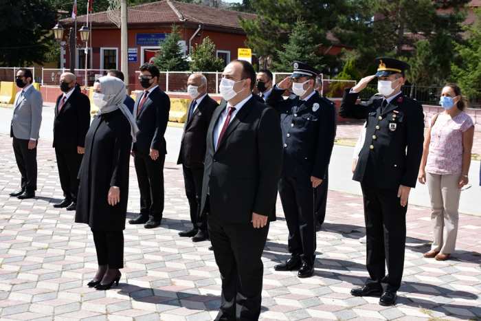 Eskişehir’in İnönü ilçesinde Gaziler Günü dolayısıyla tören düzenlendi