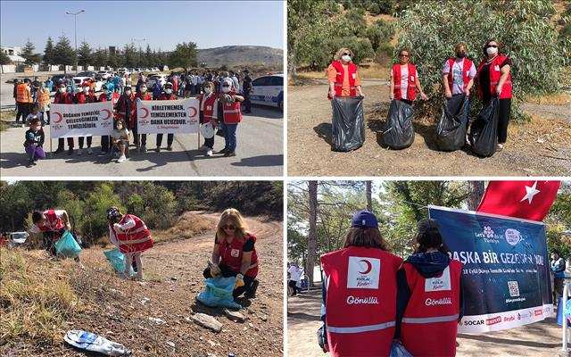 Kızılaycılar Dünya Temizlik Gününde Çevre Farkındalığı Oluşturdu
