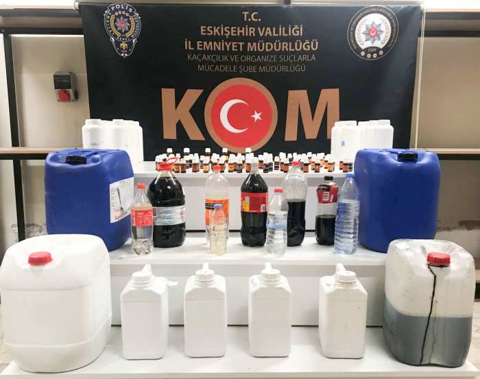 Sahte Alkol Üretimi Polise Takıldı
