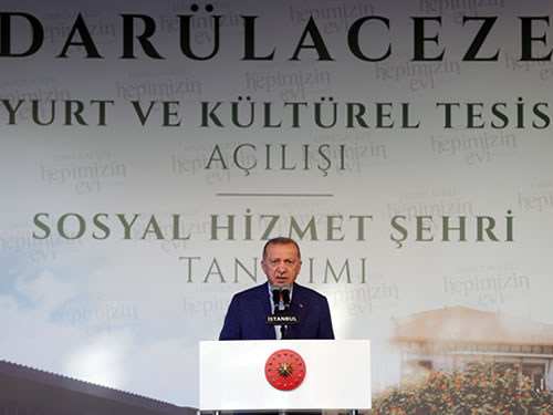 Ülkemizde hiç kimseyi sahipsiz bırakmayacak bir sosyal destek sistemi kurduk ve işletiyoruz