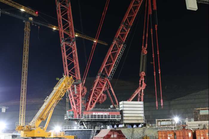 Akkuyu NGS İnşaatında Dünyanın En Güçlü İnşaat Vinçlerinden Biri Daha Devreye Alındı