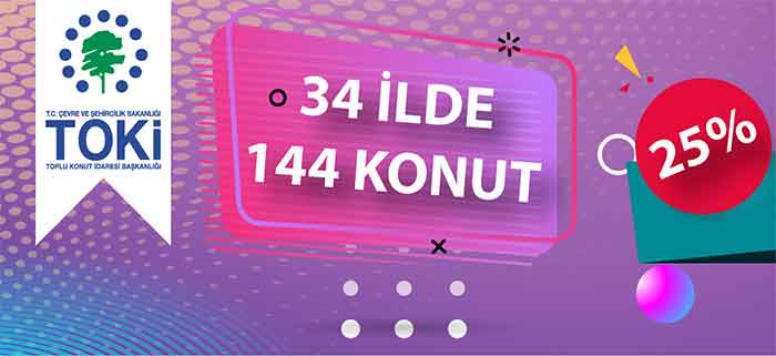 TOKİ, 34 ilde 144 konut, 26 ilde 96 iş yerini açık artırma ile satışa sunuyor