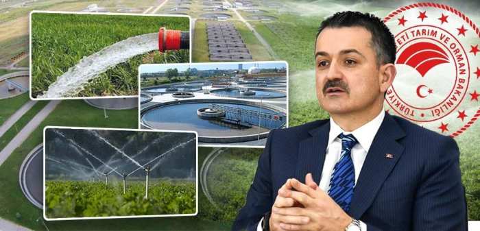GERİ KAZANILAN ATIK SULAR, TARLALARA CAN SUYU OLACAK