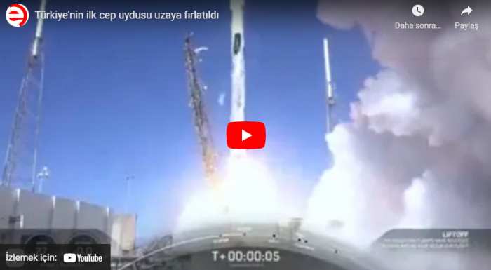 Türkiye’nin ilk cep uydusu Grizu-263 uzaya fırlatıldı