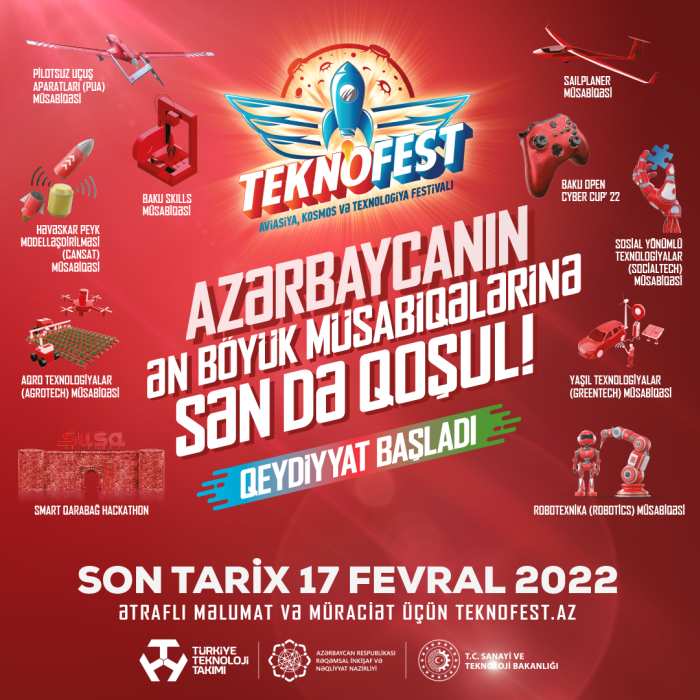 Türkiye’nin Gururu, Rekorların Festivali TEKNOFEST Azerbaycan’da