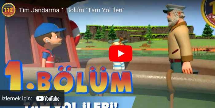 Jandarma Çocuklar İçin Özel Çizgi Film Hazırladı