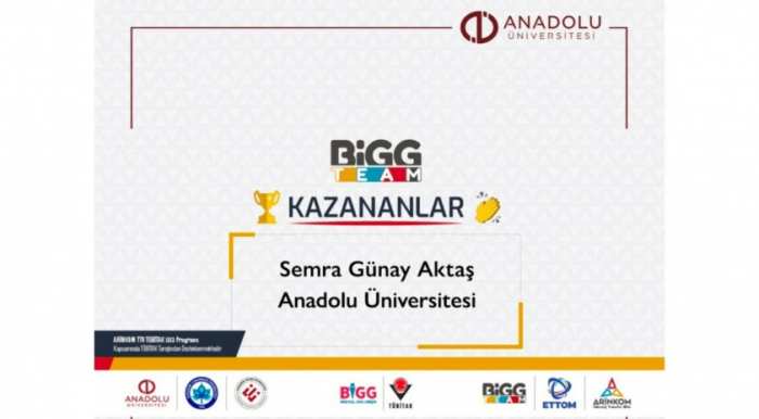 Anadolu Üniversitesi’nden TÜBİTAK BİGG programı başarısı