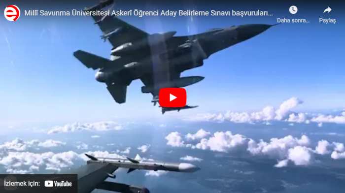 Millî Savunma Üniversitesi Askerî Öğrenci Aday Belirleme Sınavı başvuruları devam ediyor.