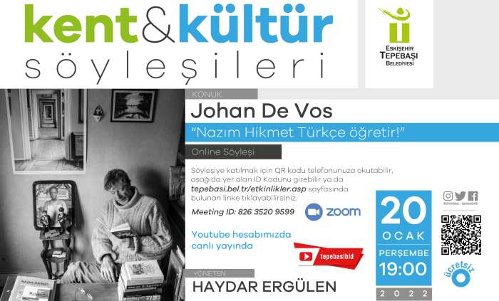 KENT & KÜLTÜR SÖYLEŞİLERİ SÜRÜYOR