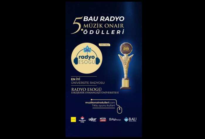 Radyo ESOGÜ Müzik Onair En İyi Üniversite Radyosu Ödülüne Aday