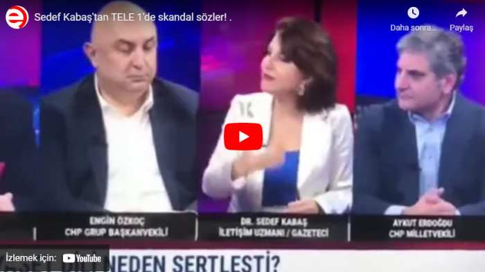 Sedef Kabaş’tan TELE 1’de skandal sözler! .