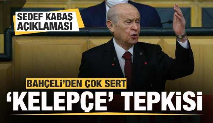 Bahçeli’den Sedef Kabaş’a çok sert kelepçe tepkisi