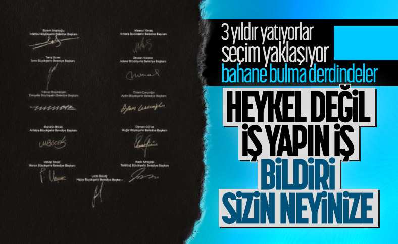 CHP’li 11 büyükşehir belediyesinden ortak bildiri