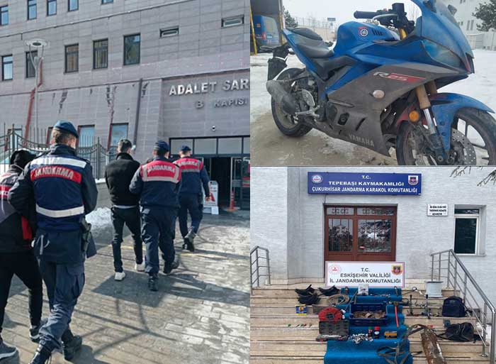 Jandarmanın Yakaladığı Hırsızlık Şüphelisi 5 Kişi Tutuklandı