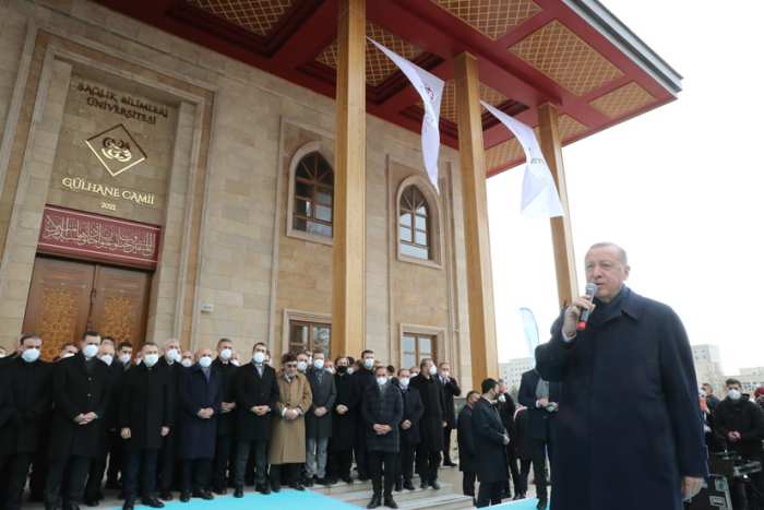 Cumhurbaşkanı Erdoğan, Sağlık Bilimleri Üniversitesi Gülhane Camii’nin açılış törenine katıldı